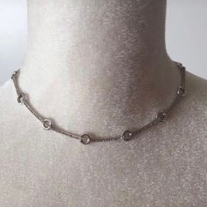 Sterling Silver .925 CZ Diamond Necklace